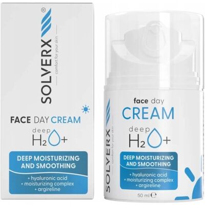 Solverx Deep H2O+ Tagescreme - Feuchtigkeitscreme bei trockener Haut Solverx Deep H2O+ Tagescreme - Feuchtigkeitscreme bei trockener Haut