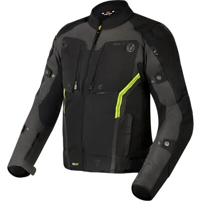 Rebelhorn BORG Nero Grigio Scuro Giallo Fluo - Chaqueta Rebelhorn BORG Nero Grigio Scuro Giallo Fluo - Chaqueta