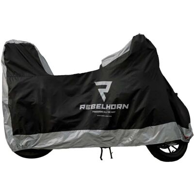 Fodero moto Rebelhorn Cover II - Argento/Nero, Taglia S Fodero moto Rebelhorn Cover II - Argento/Nero, Taglia S