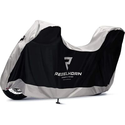 Fodera Moto Rebelhorn Cover II Nero Silver - Protezione moto Fodera Moto Rebelhorn Cover II Nero Silver - Protezione moto
