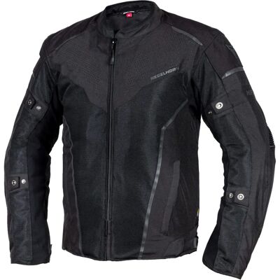 Rebelhorn HIFLOW IV - Chaqueta de moto - Negro - Certificado CE Rebelhorn HIFLOW IV - Chaqueta de moto - Negro - Certificado CE