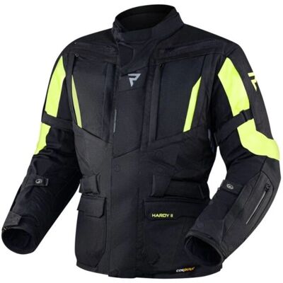 Giaccone Moto Rebelhorn Hardy II Giallo Fluorescente 5XL - Giacca Giaccone Moto Rebelhorn Hardy II Giallo Fluorescente 5XL - Giacca