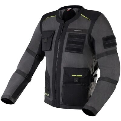 Rebelhorn - Brutale - Grigio Scuro - M - Motorcycle Jacket Rebelhorn - Brutale - Grigio Scuro - M - Motorcycle Jacket