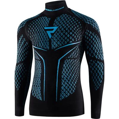Rebelhorn Therm II Nero Blu Biancheria Termica - Biancheria Termica Rebelhorn Therm II Nero Blu Biancheria Termica - Biancheria Termica