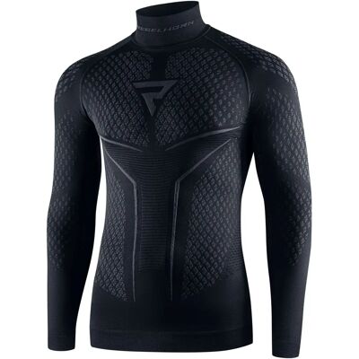 Rebelhorn Therm II Maglietta Termica Nera Grigia - Abbigliamento Termico Rebelhorn Therm II Maglietta Termica Nera Grigia - Abbigliamento Termico
