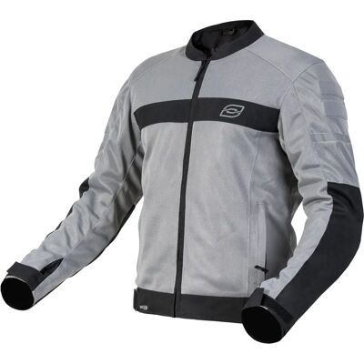Ozone Dart Motorcycle Jacket - Silver-Black 8XL Ozone Dart Motorcycle Jacket - Silver-Black 8XL