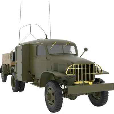 Mini Art US Radio Truck K-51 mit Anhänger K-52 - 1:35 - (MINI35418) Mini Art US Radio Truck K-51 mit Anhänger K-52 - 1:35 - (MINI35418)