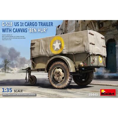 Mini Art WWII G-518 US 1t Cargotrailer - Bausatz Mini Art WWII G-518 US 1t Cargotrailer - Bausatz