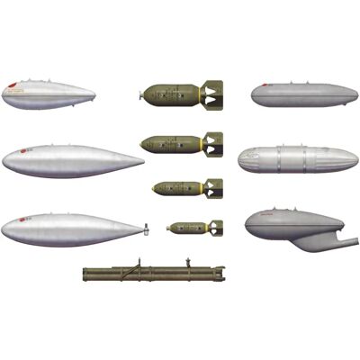 Mini Art Kraftstofftank- und Bombenmodellbausatz - 1/48 Maßstab Mini Art Kraftstofftank- und Bombenmodellbausatz - 1/48 Maßstab