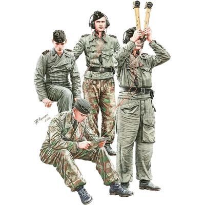 Miniart Deutsches Panzer Crew MA35465 - Plastikmodellbausatz Miniart Deutsches Panzer Crew MA35465 - Plastikmodellbausatz