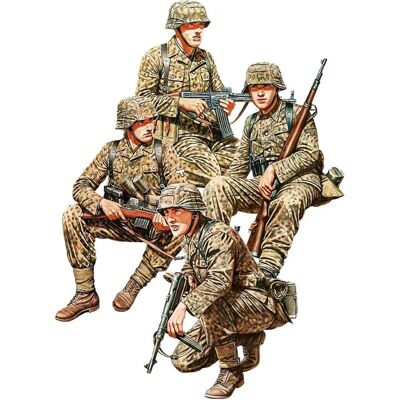 Mini Art 1:35 German Tank Riders Set with Resin Heads - Model Figurines Mini Art 1:35 German Tank Riders Set with Resin Heads - Model Figurines
