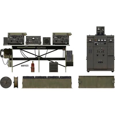 Mini Art SCR-299 Radio Set Plastic Model Kit - 1:35 Scale Military Vehicle Accessories Mini Art SCR-299 Radio Set Plastic Model Kit - 1:35 Scale Military Vehicle Accessories