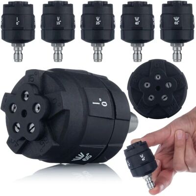 Generic - 6in1-1/4QuickConnect - 0-65° - Piana - Dysza Generic - 6in1-1/4QuickConnect - 0-65° - Piana - Dysza
