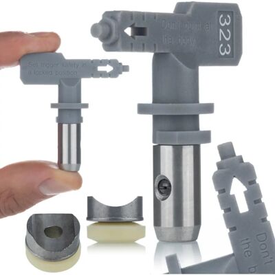 Rosfix - 323 - Gris - 15 cm pulvérisation - Nozzle - Publicité Rosfix - 323 - Gris - 15 cm pulvérisation - Nozzle - Publicité