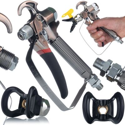 Rosfix - TurboJet TJ1 - Stal hartowana - Pistola natryskowa Rosfix - TurboJet TJ1 - Stal hartowana - Pistola natryskowa