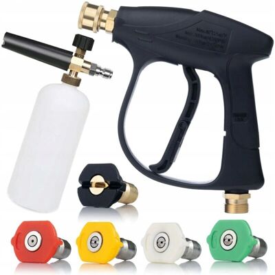 Rosfix - 4350PSI - 22mm - 5 dysz - Zestaw pistolet do myjki ciśnieniowej Rosfix - 4350PSI - 22mm - 5 dysz - Zestaw pistolet do myjki ciśnieniowej