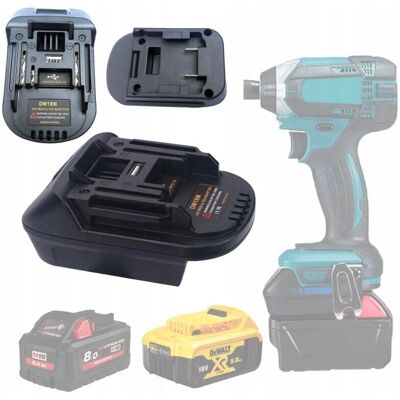 Adapter Rosfix Dewalt / Milwaukee do Makita DM18M - Adapter Adapter Rosfix Dewalt / Milwaukee do Makita DM18M - Adapter