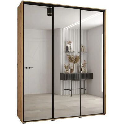 Garde-robe Davos 2 coulissante - Moderne, Configurable, Solide - Europe - Publicité Garde-robe Davos 2 coulissante - Moderne, Configurable, Solide - Europe - Publicité