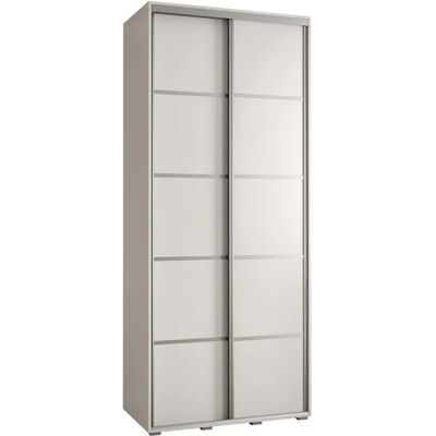 Abiks Möbel - Davos - 235.2x100x45 - Argent - Garde-robe - Publicité Abiks Möbel - Davos - 235.2x100x45 - Argent - Garde-robe - Publicité