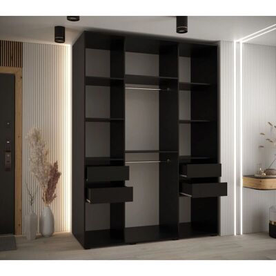 Abiks Möbel - DAVOS - 235.2x170x60 cm - 3 portes coulissantes - Wardrobe - Publicité Abiks Möbel - DAVOS - 235.2x170x60 cm - 3 portes coulissantes - Wardrobe - Publicité