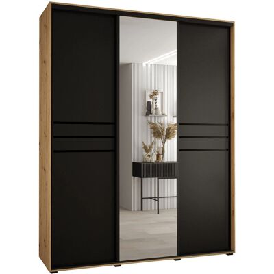 Abiks Möbel DAVOS 11 - 235,2 x 190 x 60 cm - 3 portes - Garde-robe - Publicité Abiks Möbel DAVOS 11 - 235,2 x 190 x 60 cm - 3 portes - Garde-robe - Publicité