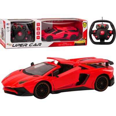Lean Toys - RC Car 1:12 - Rot - Türen öffnen - RC car Lean Toys - RC Car 1:12 - Rot - Türen öffnen - RC car