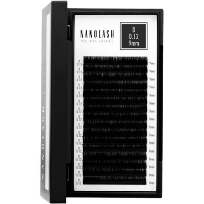 Ciglia finte Nanolash volume - Curvatura D 9 mm Ciglia finte Nanolash volume - Curvatura D 9 mm