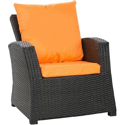 DISTRIBAIN Primos Fauteuil Orange - Cushions Résistants à l'Eau Indoor/Outdoor - Publicité DISTRIBAIN Primos Fauteuil Orange - Cushions Résistants à l'Eau Indoor/Outdoor - Publicité