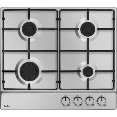 Amica PGA6100BPR - Gebürsteter Stahl - Gaskochfeld Amica PGA6100BPR - Gebürsteter Stahl - Gaskochfeld