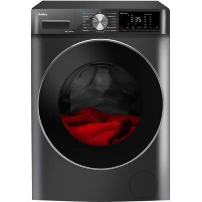 Amica WA 484 085 G - Frontlader 8kg Schwarz Waschmaschine Amica WA 484 085 G - Frontlader 8kg Schwarz Waschmaschine