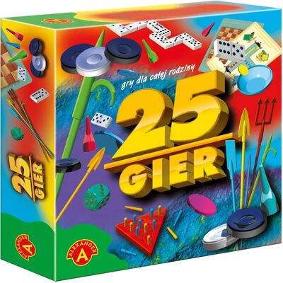 Alexander Modell 0157 - 25 Spiele Brettspiel Alexander Modell 0157 - 25 Spiele Brettspiel