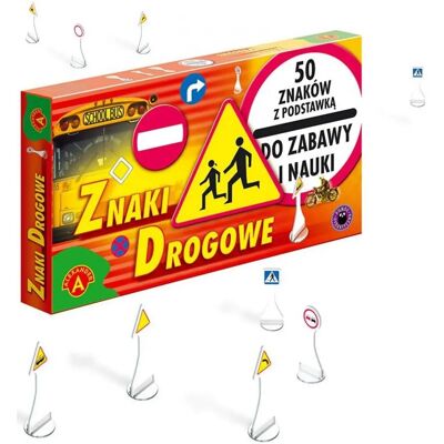 Pricenet ALEXANDER Výuková hračka dopravních značek - 50 značek od 4+ Pricenet ALEXANDER Výuková hračka dopravních značek - 50 značek od 4+