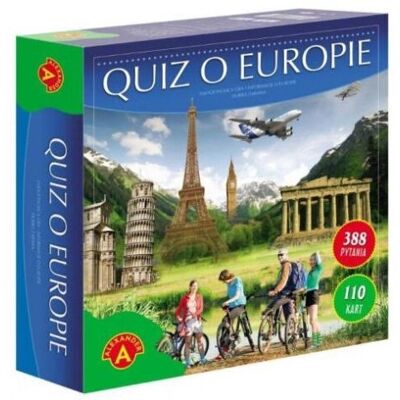 Alexander Quiz o Europie Gra planszowa dla 2-4 graczy - Edukacyjna Alexander Quiz o Europie Gra planszowa dla 2-4 graczy - Edukacyjna