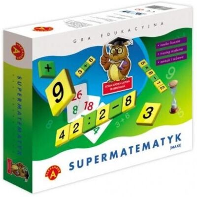Alexander Gra Supermatematyk Maxi 0467 - Gesellschaftsspiel Alexander Gra Supermatematyk Maxi 0467 - Gesellschaftsspiel