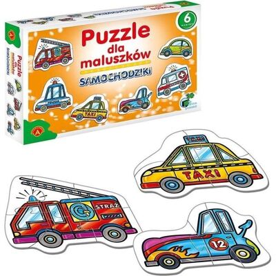 Puzzle pour bébés Alexander - 0537 - Thème véhicules - Publicité Puzzle pour bébés Alexander - 0537 - Thème véhicules - Publicité