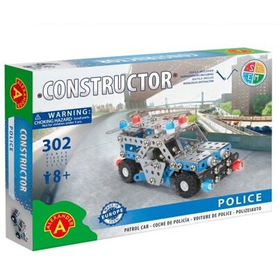 Alexander Toys EXP1657 - Constructeur Patrouille de Police - 302 Pièces - Jeu de construction - Publicité Alexander Toys EXP1657 - Constructeur Patrouille de Police - 302 Pièces - Jeu de construction - Publicité