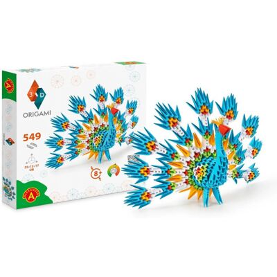 Alexander Toys EXP2555 - Pfau 3D Origami - Spielzeug Alexander Toys EXP2555 - Pfau 3D Origami - Spielzeug
