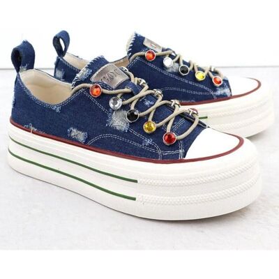 GOE - RR2N4103 - Bleu marine - 37 - Platform Shoes - Publicité GOE - RR2N4103 - Bleu marine - 37 - Platform Shoes - Publicité
