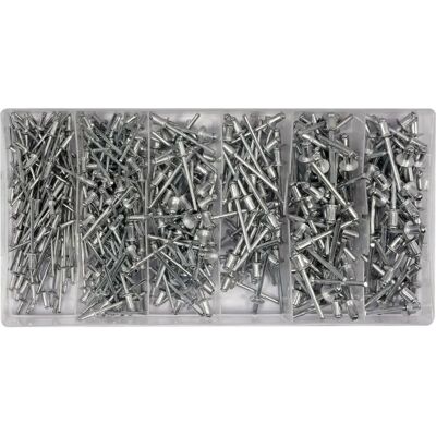 YATO YT-36420 Blindnieten Sortiment 400-tlg. Aluminium/Stahl YATO YT-36420 Blindnieten Sortiment 400-tlg. Aluminium/Stahl