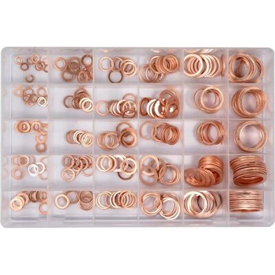 Yato YT-06872 Set di 300 rondelle in rame - Set Yato YT-06872 Set di 300 rondelle in rame - Set