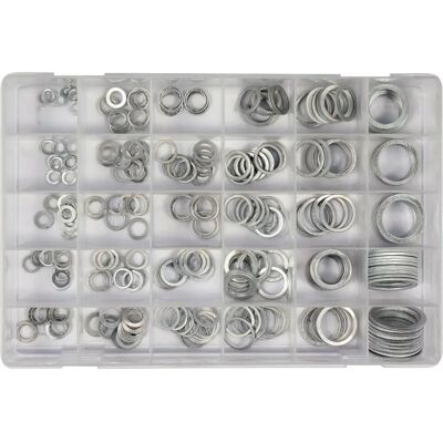 Yato YT-06865 Aluminium-Dichtring-Set - 300 Stück - Sanitärinstallation Yato YT-06865 Aluminium-Dichtring-Set - 300 Stück - Sanitärinstallation