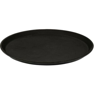 YATO YG-02079 - Klassische Serviertablett - Rund, Schwarz YATO YG-02079 - Klassische Serviertablett - Rund, Schwarz