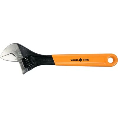 TOYA 54080 säädettävä jakoavain - 375 mm, kuminen kahva TOYA 54080 säädettävä jakoavain - 375 mm, kuminen kahva
