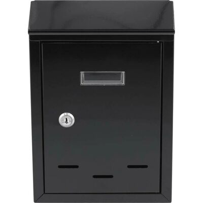 TOYA Vorel Briefkasten - 285x200x60mm - Schwarz - Mailbox TOYA Vorel Briefkasten - 285x200x60mm - Schwarz - Mailbox
