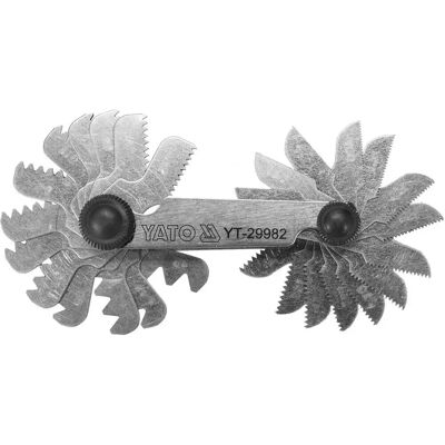 YATO YT-29982 Draadsnijgereedschap - 28 sjablonen, 4-62 mm, 55° YATO YT-29982 Draadsnijgereedschap - 28 sjablonen, 4-62 mm, 55°