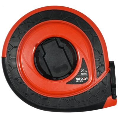 Yato YT-71570 Maßband - 20 m, Fiberglas, ABS, Schwarz/Rot - Messwerkzeug Yato YT-71570 Maßband - 20 m, Fiberglas, ABS, Schwarz/Rot - Messwerkzeug