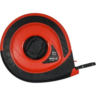 YATO YT-71571 Maßband - 30m, Schwarz & Rot YATO YT-71571 Maßband - 30m, Schwarz & Rot