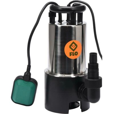 Bomba de agua Flo - 750W Inox - Para agua sucia Bomba de agua Flo - 750W Inox - Para agua sucia