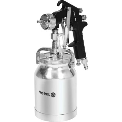 Vorel Spritzpistole - 1000ml HVLP mit Untertank - Sprühpistole Vorel Spritzpistole - 1000ml HVLP mit Untertank - Sprühpistole