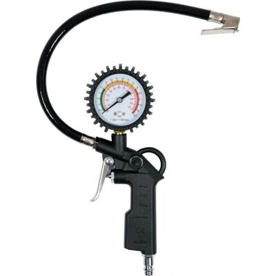 VOREL Reifenfüller - Manometer, Aluminium, 35cm Schlauch VOREL Reifenfüller - Manometer, Aluminium, 35cm Schlauch